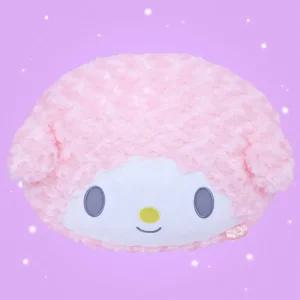 산리오 마이스윗피아노 쿠션 낮잠 쇼파 소파 사무실 캐릭터 선물 굿즈 인형 얼굴 쿠션 40cm