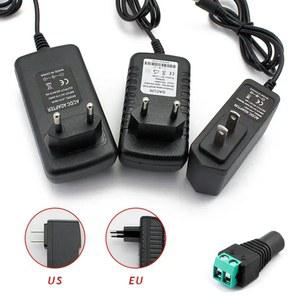 전원 공급 장치 12V 5V 1A 어댑터 LED 조명 변압기 소스 DC EU 미국 플러그 24V AC 220V 110V ~ 5 12 24 볼트 드라이버