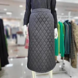 더스토아 DP01 다이아 누비 롱 스커트  T24vne515k016