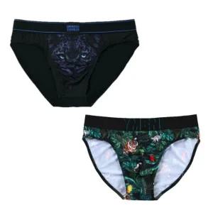 [롯데백화점]예스 애니멀 나염 아웃밴드 남 삼각팬티 2종택1 YSMPZ553MPZ652