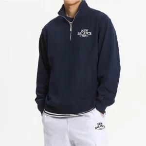 뉴발란스 UNI 그래픽 반집업 세미오버 NBNCE42833-59