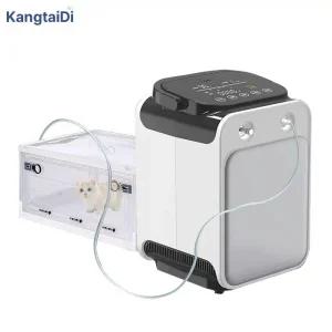 A블루 산소방 반려동물 산소발생기 케이지 저소음 고양이