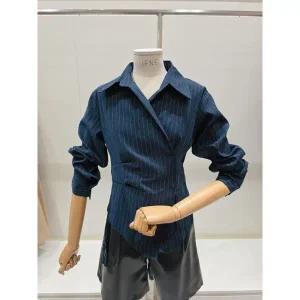 갤러리아 [이프네]스트라이프 랩 블라우스(DP7WBL10)