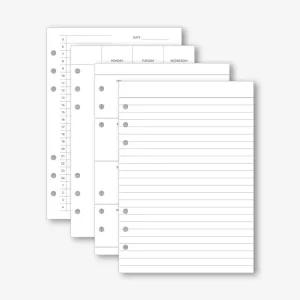 톤랜드 6공 다이어리 속지 