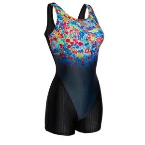 랠리 2025 여자 아쿠아로빅 반전신 3부 수영복 G93141