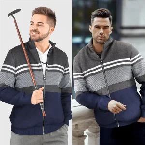 [하프클럽/쟌피엘]쟌피엘 샤릴프 오리털 니트점퍼 남자 겨울 경량패딩