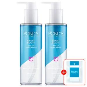 폰즈 클리어 스파 클렌징오일 200ml 2개 저자극 대용량 클렌저+화장솜