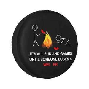 트레일러용 Sumsive Rv 스페어 타이어 커버, 방수 방진 캠핑카 커버 보호대, 트레일러 SUV 트럭 여행용 휠 액세서리용 15인치