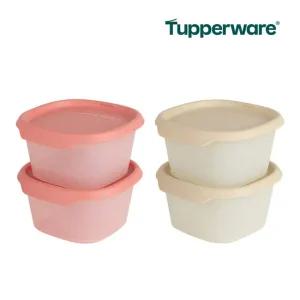 타파웨어 원터치 프레시 슬림 370ml 4개