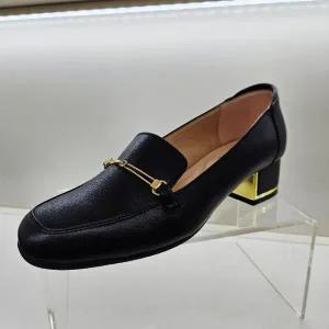 [에스콰이아] HC12 여성 세미정장 펌프스 여성 골드장식 세미정장 로퍼 펌프스 4cm (S41016478)