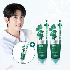 덴티스테 안티캐비티 치약 100g 2개 + 20g 고불소 드라이브러싱 치약