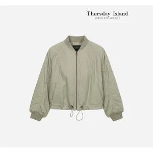 [써스데이아일랜드][Thursday Island] 퀼팅 블루종 점퍼(T238MJP632W)