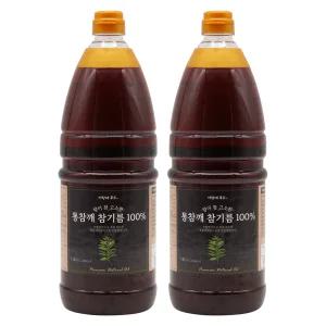 [이장네] 통참깨 100% 참기름 대용량 1.8L_2개