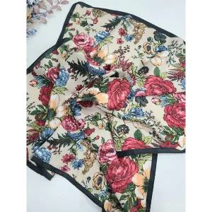 [하프클럽/이쁜]장미 정원 미니 소 스카프