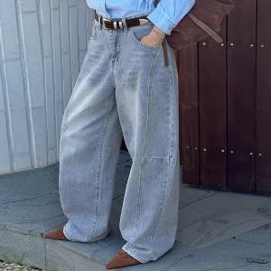 [난닝구] 호레던 데님절개와이드팬츠