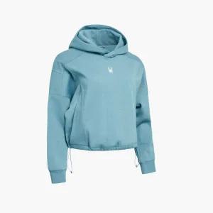 [스파이더](센텀시티점) 여성 스트링 후드 티셔츠 SPHFCNHD351WLBL