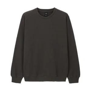 [AK플라자] [나우] nau U리프플리스맨투맨 KHAKI