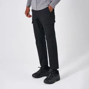 [스파이더](센텀시티점) 남성 우븐 플리스 카고 팬츠 SPJWCNPT303MBLK