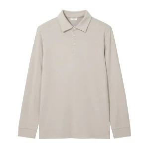 [프랑코페라로] 폴리 긴팔 카라 티셔츠 베이지 (OM0FTTY30253)