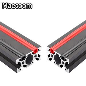 Ender 3/ CR10/ 1M CNC 20 시리즈 알루미늄 프로파일 소프트 슬롯 커버/패널 레드/오렌지/블랙/블루용 6mm