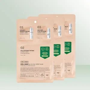 [브이티코스메틱] 브이티코스메틱 VT 비타 라이트 올인원 3스텝 마스크 (3매) / ib