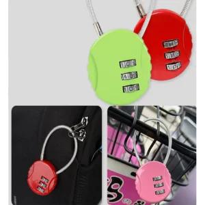 투제이 번호자물쇠 (와이어형) 번호락카열쇠