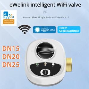 eWelink APP WiFi 워터 밸브 스마트 타이머 개방형 차단 DN15/DN20/DN25 지능형 원격 제어 Alexa Google 홈