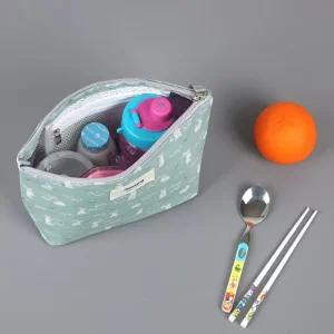 AMCP02 보온보냉 토끼민트도시락파우치 미니보온백 미니보냉백 보온보냉백