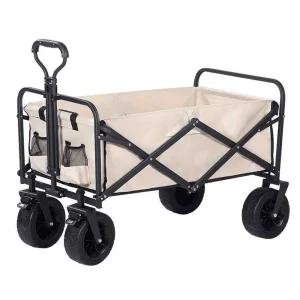 소형 웨건 야외 운반 접이식 5 바퀴 폴딩 카트 캠핑