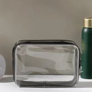 [히트템] 클리어 사각 파우치 투명 파우치 미니파우치 화장품파우치