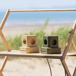 버티탭 멀티콘센트 버티컬 아웃도어 캠핑 큐브 전선릴