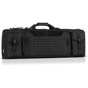 Savior Equipment Urban Warfare 전술 이중 장총 가방 케이스 배낭 잠금 가능 지퍼 패딩