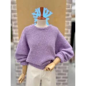 [레코브](신세계 사우스시티)루즈핏 라운드넥 풀오버 니트(LC31EZKN606X)