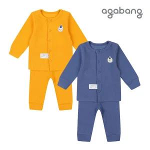 [롯데백화점]아가방 햄릿오픈내의(BLUE,YELLOW)01P717604