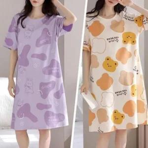 파자마 홈웨어 빅사이즈 여름 수면 반팔 잠옷 (45N9p)