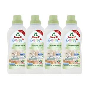 프로쉬베이비 섬유유연제 750ml x 4 대용량 세탁 새제 세재 대량