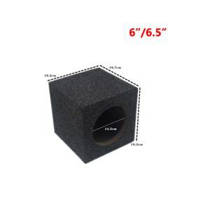 바닥 우퍼 카우퍼 MDF 펠트 셸 차량용 자동차 튜닝 서브 패시브 터미널 포함 빈 캐비닛 나무 상자 6인치 6.5인치 스피커