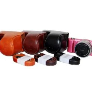 소니 미러리스 천연가죽 하프케이스 디지털카메라 속사케이스 컴팩트 실리콘보호 전용파우치