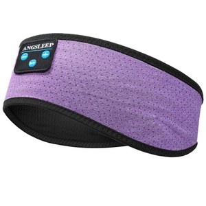 [미국배송] 수면용 헤드폰 무선 및 유선 팔리백 2IN1 블루투스 헤드밴드 운동 달리기 여행용 초박형 HD 스테레오 스피커가 장착된 이어폰 땀 방지 이어버드