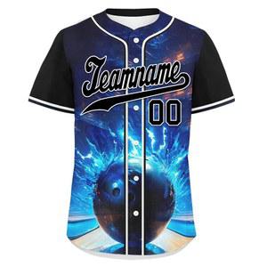 팀 이름, 팀 번호, 아마추어 볼러가 포함된 남녀 맞춤 볼링 유니폼