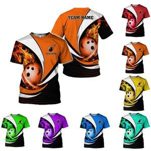 남녀 맞춤형 3D 볼링 셔츠 - 독특한 팀 셔츠 및 볼링 애호가를 위한 선물