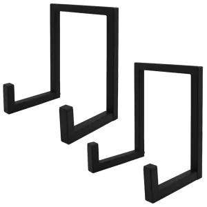 비닐 레코드 홀더 2개 금속 LP 디스플레이 랙 벽 마운트 레코드 선반 정리함 스탠드 CD 보관 디스플레이 사