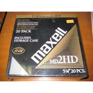 Maxell MD2HD 1100mlcm5 14인치 미니 플로피 디스크 20팩