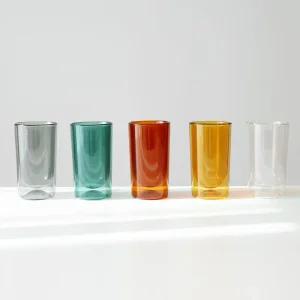 카모메키친 [2P세트] 글로우 더블 글라스 이중유리컵 430ml 237589