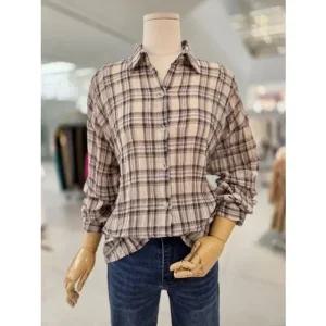 [갤러리아] 나인스텝 모니카 체크 남방 (N25NS5315)