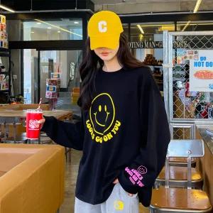 [핑크시슬리] 네온스마일 루즈 긴팔티