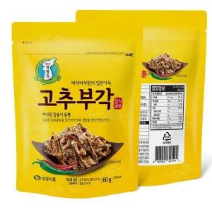 지도표 성경김 고추부각 60g 10개 한박스