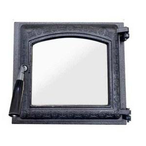 아궁이문 화목난로문 벽난로문 문짝 가정용 내열유리 방화문 철제 엣지 인테리어 검정 주철