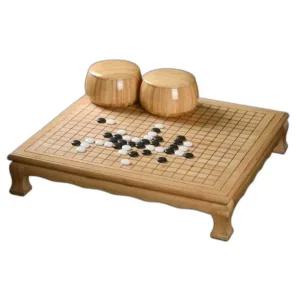 바둑판 세트 오목 바둑판 정통 선물용 나무 마노