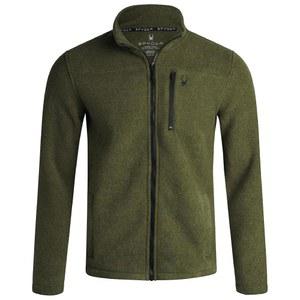 스파이더 남성 플리스 재킷 - 부드러운 폴라 셰르파 안감 UPF30+ 미드웨이트 집업 남성용 따뜻한 아우터